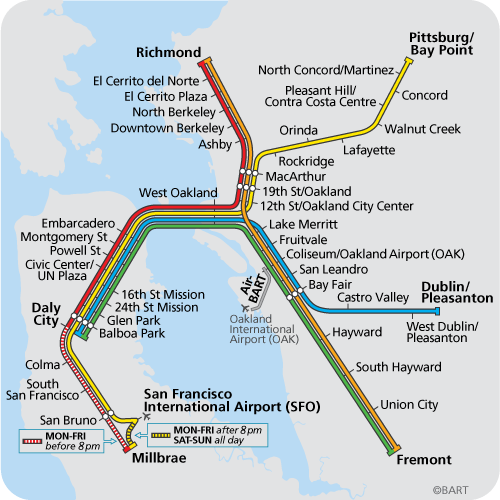 BART map